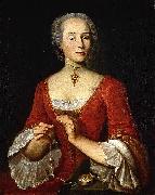 Johann Jakob Ulrich Bildnis einer Dame oil painting